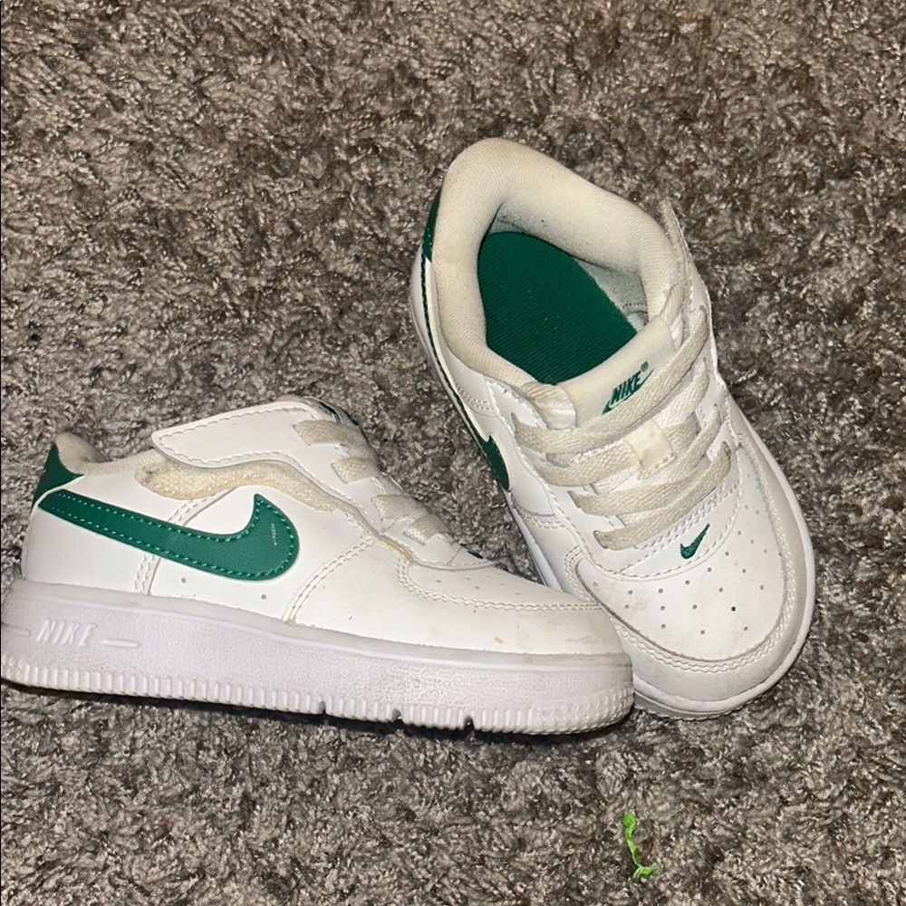 Nike Kids Sneakers White and Green
